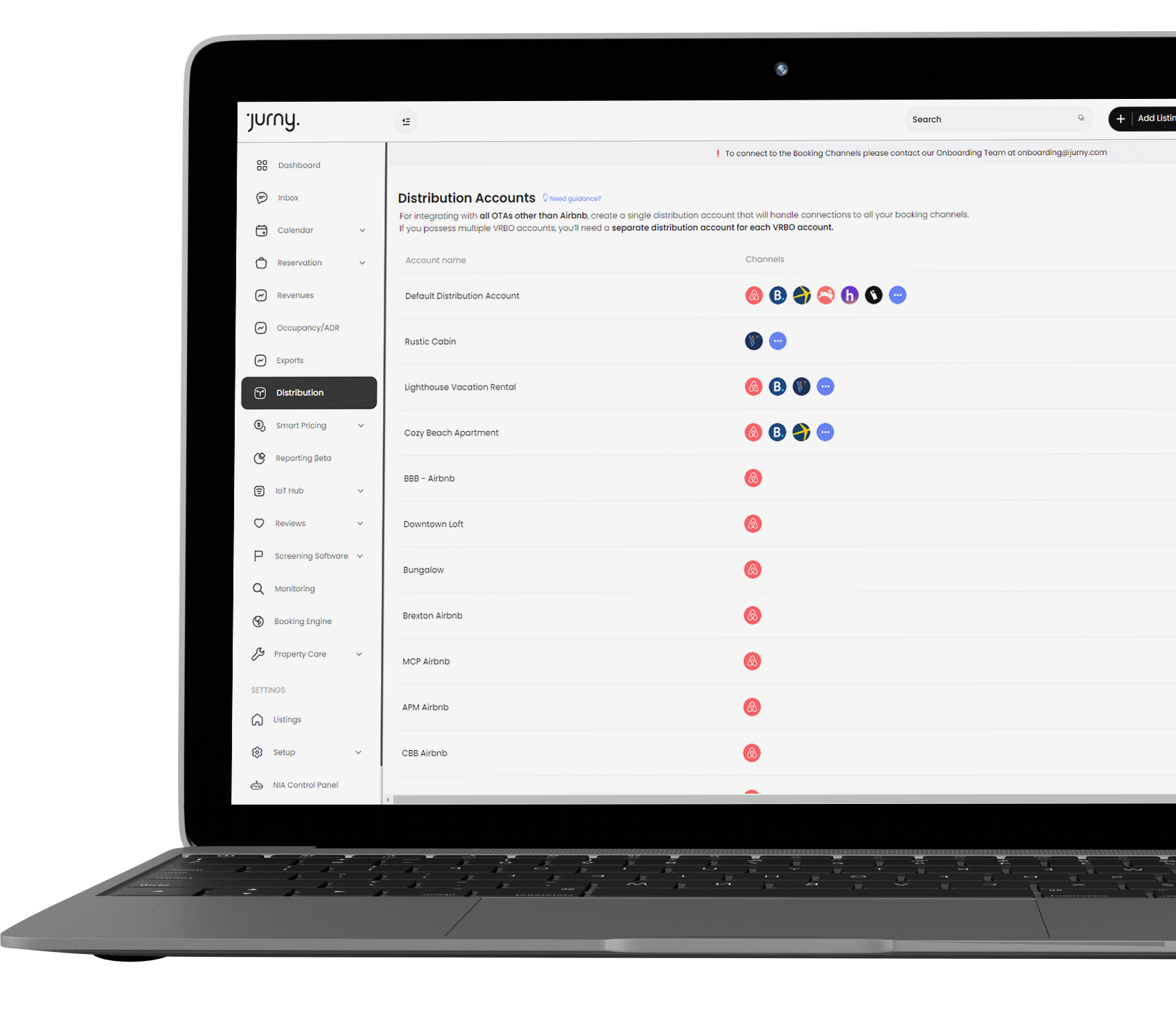 Jurny Channel Management