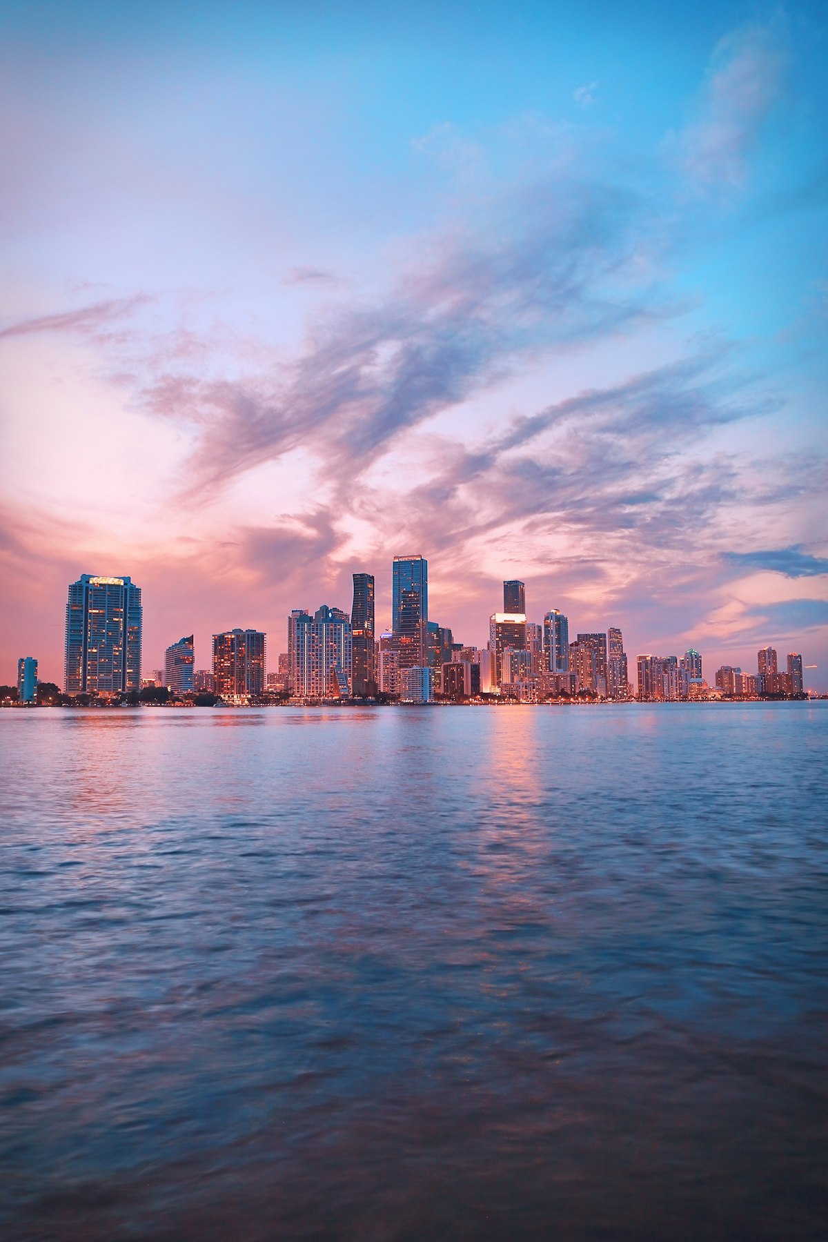 South Beach, Miami Beach, Florida — Ocean Drive and Art Deco skyline