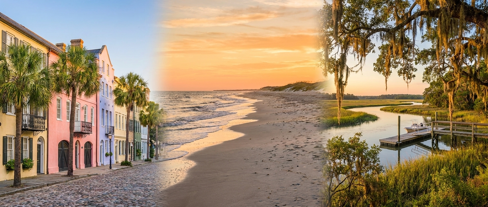 South Carolina — Charleston, Grand Strand beaches, and Lowcountry vacation rental markets