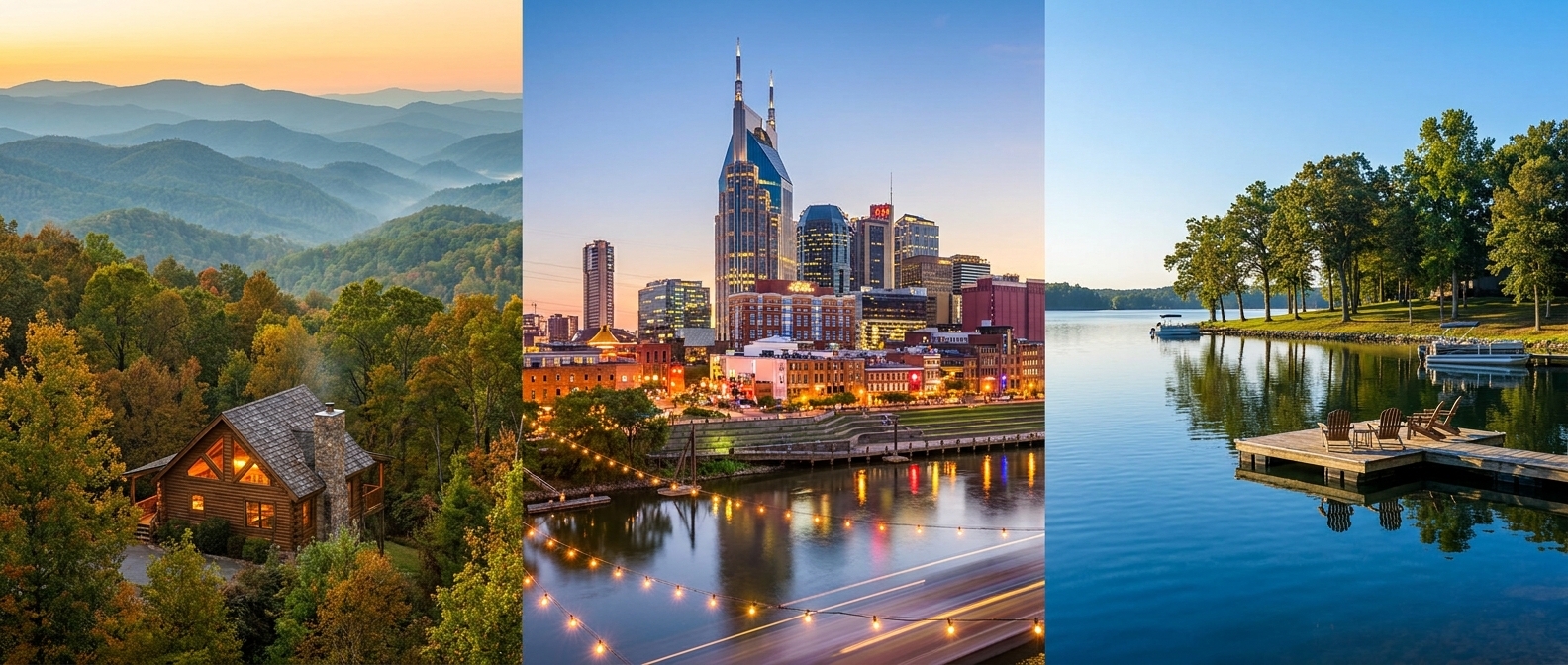 Tennessee — Great Smoky Mountains, Nashville, and vacation rental markets