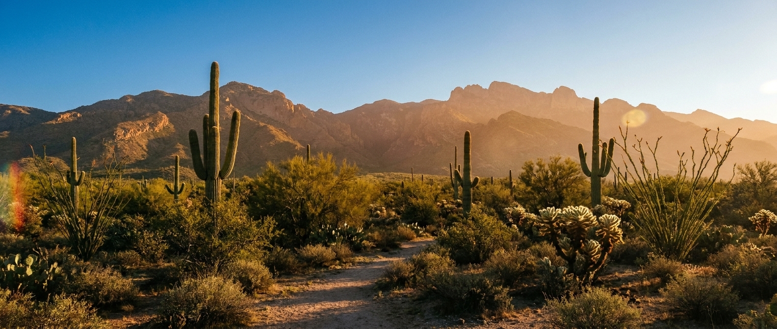 Tucson, Arizona — Sonoran Desert and Santa Catalina Mountains