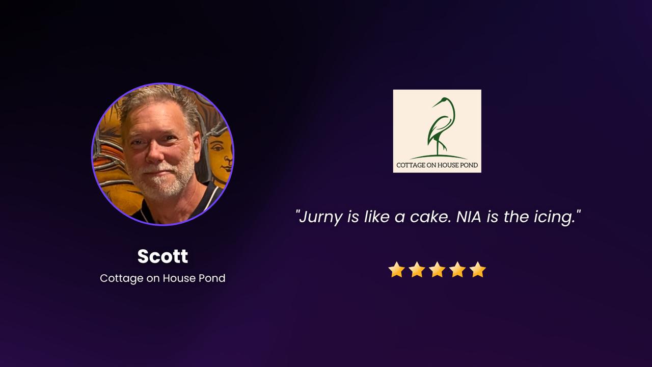Scott Mowry, owner of Cottage on House Pond, shares his 3-year experience with Jurny vacation rental management software